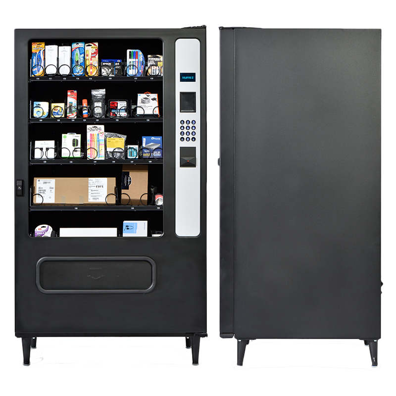 Front and side view image of SD5000 ems and pharmaceutical vending machine