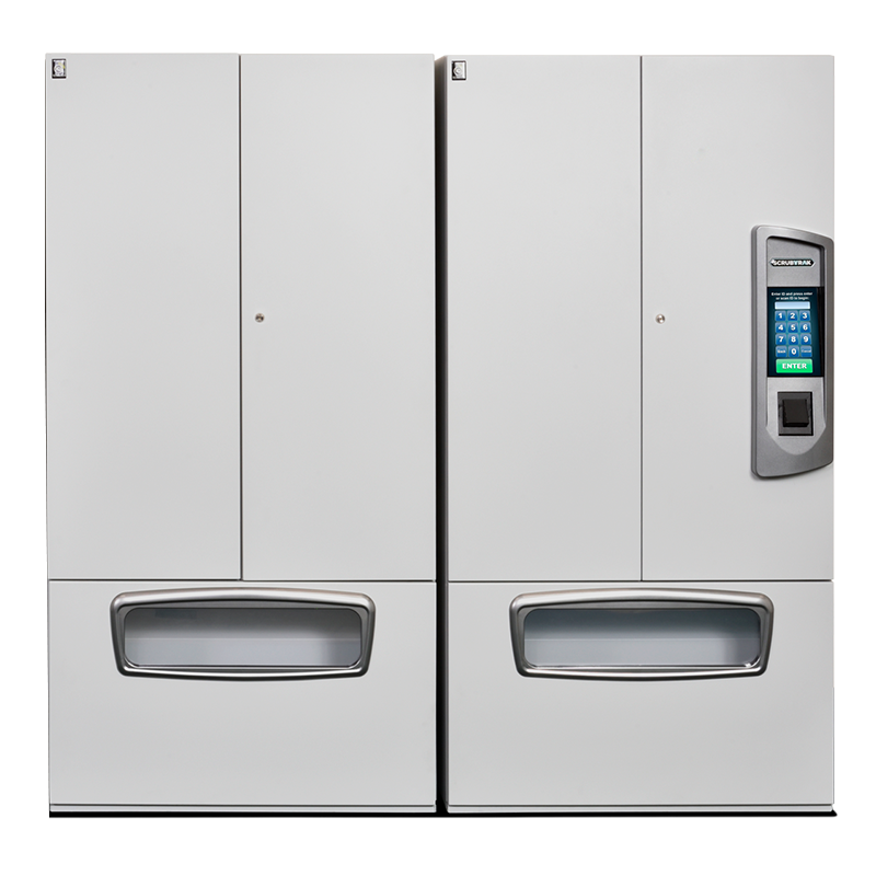 Front view image of TM Dispensing locker
